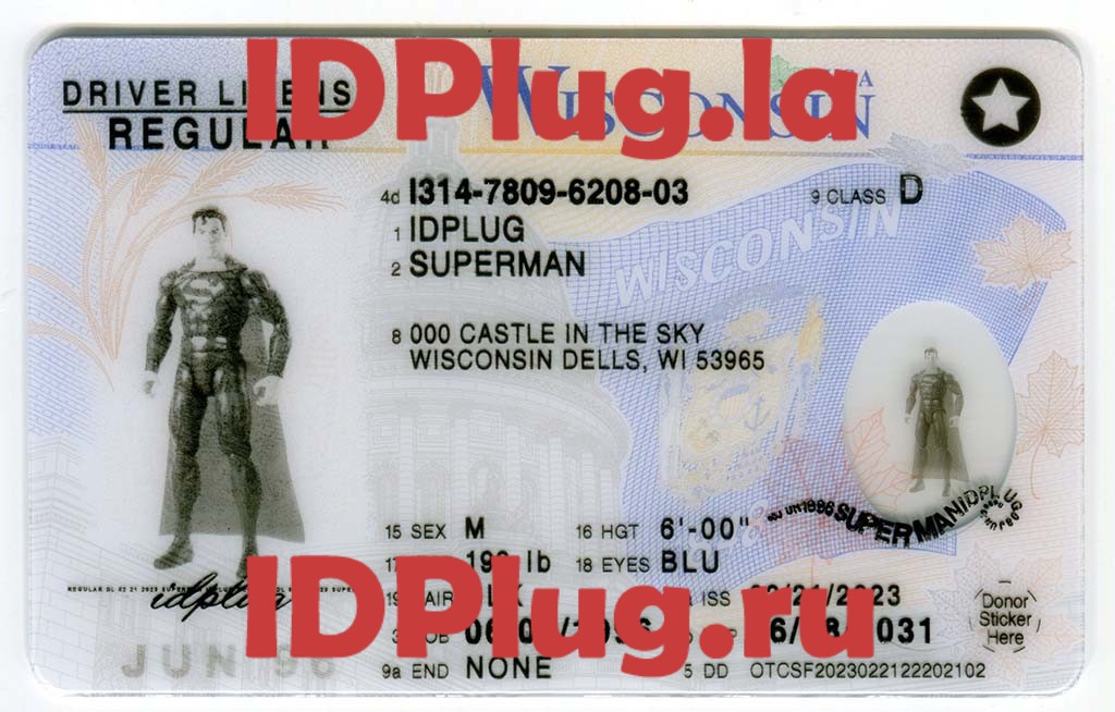 WISCONSIN fake id